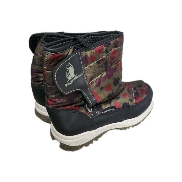 Rugged Bear 2 Kids Girls winter Snow Boots Colorful Camouflage Waterproof - Picture 5 of 12